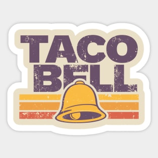 Vintage Taco Bell Fan Gift Sticker